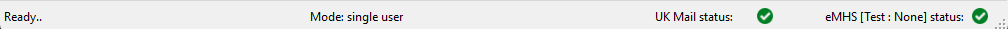 9. Status bar
