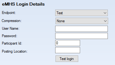 1. eMHS Login Details