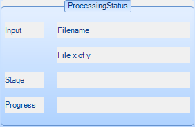 4. Processing Status Display