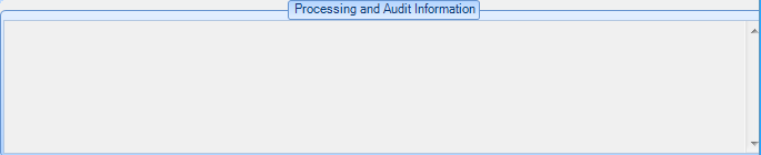 9. Processing Log Display