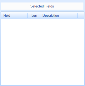 11. Selected Fields Display