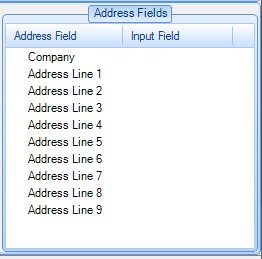 6. Address Field Display