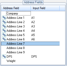 6. Address Field Display