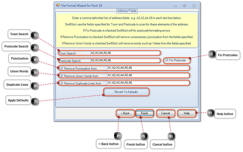 Step 5 - Address Fields